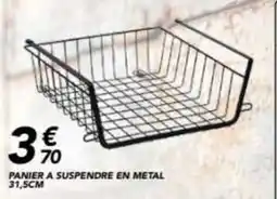 Les Briconautes Panier a suspendre en metal offre