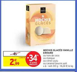 Intermarché ERHARD Mochis glacés vanille offre