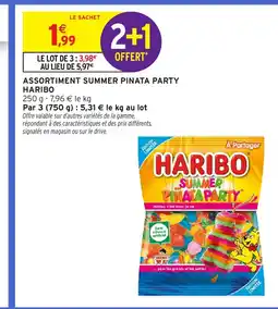 Intermarché HARIBO Assortiment summer pinata party offre