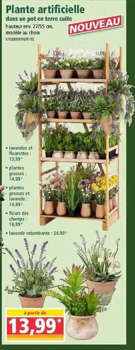 Norma Plante artificielle offre