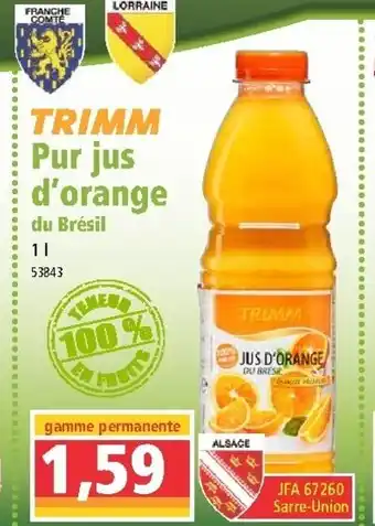 Norma Pur jus d'orange offre