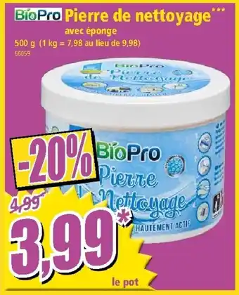 Norma Pierre de nettoyage offre