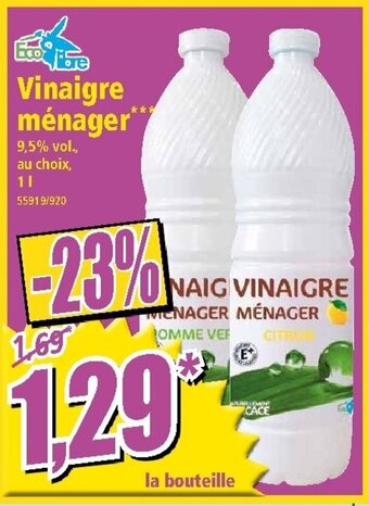 Norma Vinaigre ménager offre
