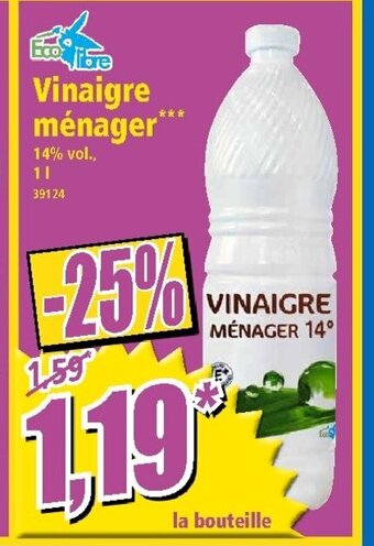 Norma Vinaigre ménager offre
