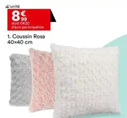 BUT Coussin Rosa 40x40 cm offre