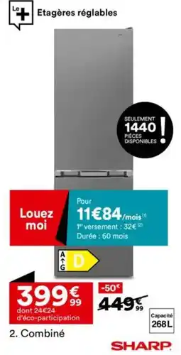 BUT SHARP Combiné offre