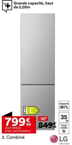 BUT LG Combine GBV22NCCPY offre
