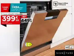 BUT Lave-vaisselle intégrable offre