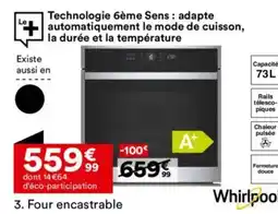 BUT WHIRPOOL Four encastrable offre