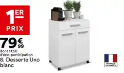 BUT Desserte Uno blanc offre