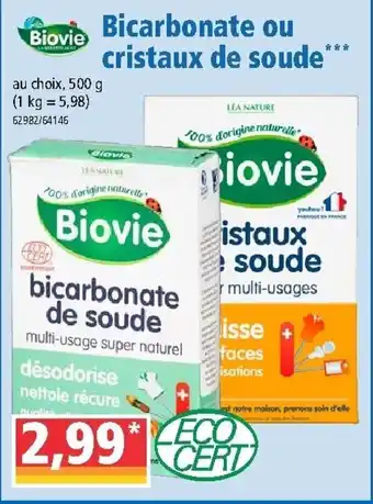 Norma Bicarbonate ou cristaux de soude offre