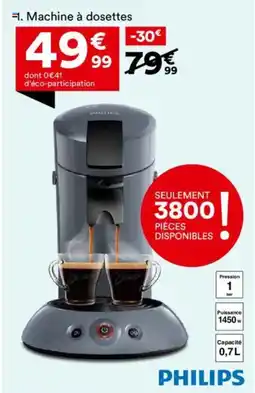 BUT PHILIPS Machine à dosettes offre