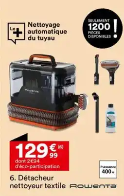 BUT ROWENTA Détacheur nettoyeur textile offre