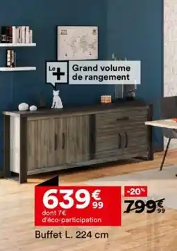 BUT Buffet L. 224 cm offre