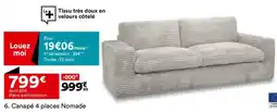 BUT Canapé 4 places Nomade offre