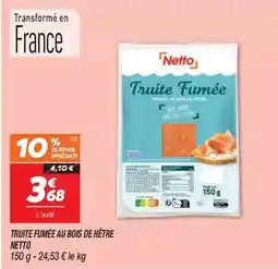 Netto Netto - truite fumée au bois de hêtre offre