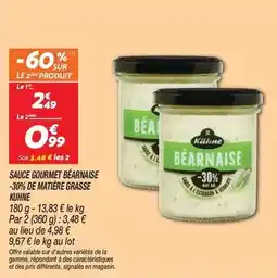 Netto Signal - sauce gourmet béarnaise -30% de matière grasse offre