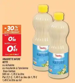 Netto Netto - vinaigrette nature offre