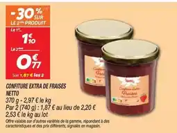 Netto Nestlé - confiture extra de fraises netto offre