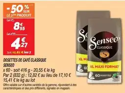Netto Senseo - dosettes de café classique offre