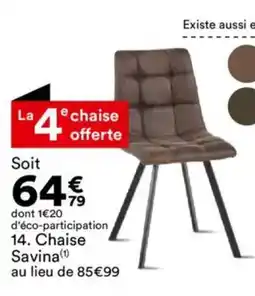 BUT Chaise Savina offre