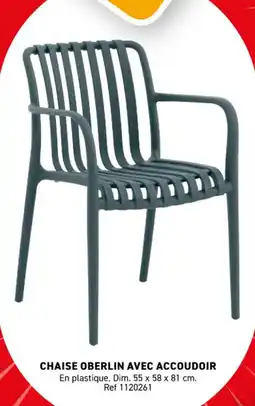 Trafic Chaise oberlin avec accoudoir offre