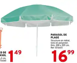 Trafic Parasol de plage offre