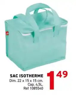 Trafic Sac isotherme offre