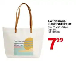 Trafic Sac de pique nique isotherme offre