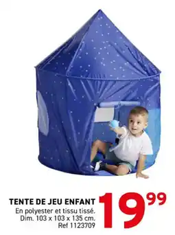 Trafic Tente de jeu enfant offre