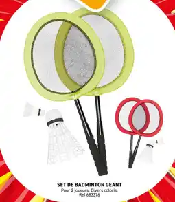 Trafic Set de badminton geant offre