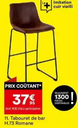 BUT Tabouret de bar H.73 Romane offre
