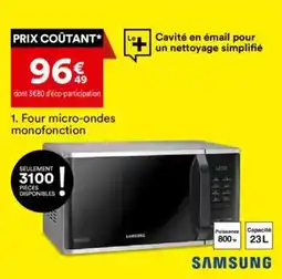 BUT Four micro-ondes monofonction offre