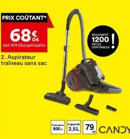 BUT CANDY Aspirateur traîneau sans sac offre