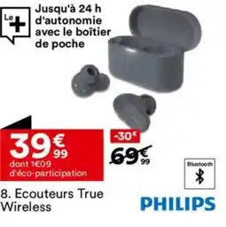 BUT PHILIPS Ecouteurs True Wireless offre