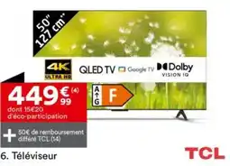 BUT TCL Téléviseur offre