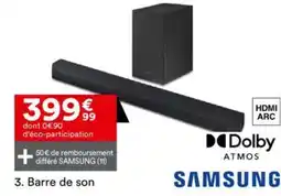 BUT SAMSUNG Barre de son offre