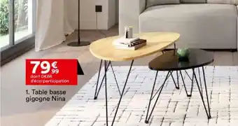 BUT Table basse gigogne Nina offre