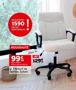 BUT Fauteuil de bureau Sohan offre
