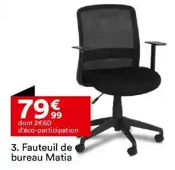 BUT Fauteuil de bureau Matia offre