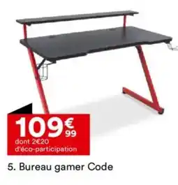 BUT Bureau gamer Code offre