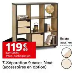 BUT Séparation 9 cases Next (accessoires en option) offre