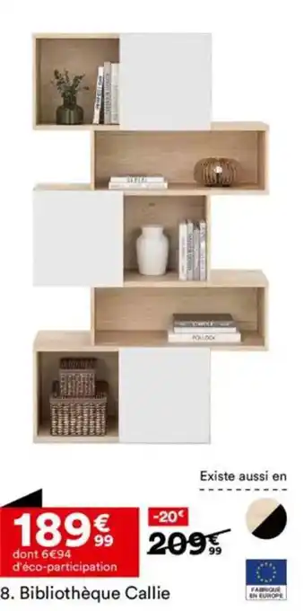 BUT Bibliothèque Callie offre