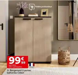 BUT Rangement 2 portes battantes Celest offre