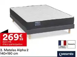 BUT DREAMEA Matelas Alpha 2 140x190 cm offre