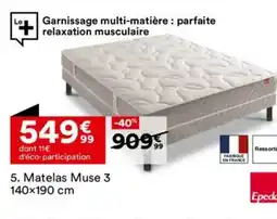 BUT Matelas Muse 3 140x190 cm offre