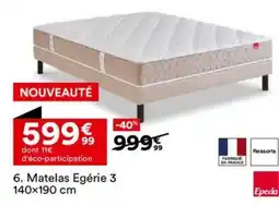 BUT EPEDA Matelas Egérie 3 140x190 cm offre