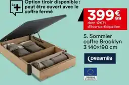 BUT DREAMEA Sommier coffre Brooklyn 3 140x190 cm offre