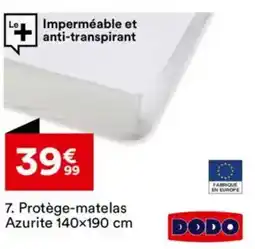 BUT DODO Protège-matelas Azurite 140x190 cm offre