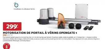 Bricomarché Motorisation de portail à vérins opengate 1 offre